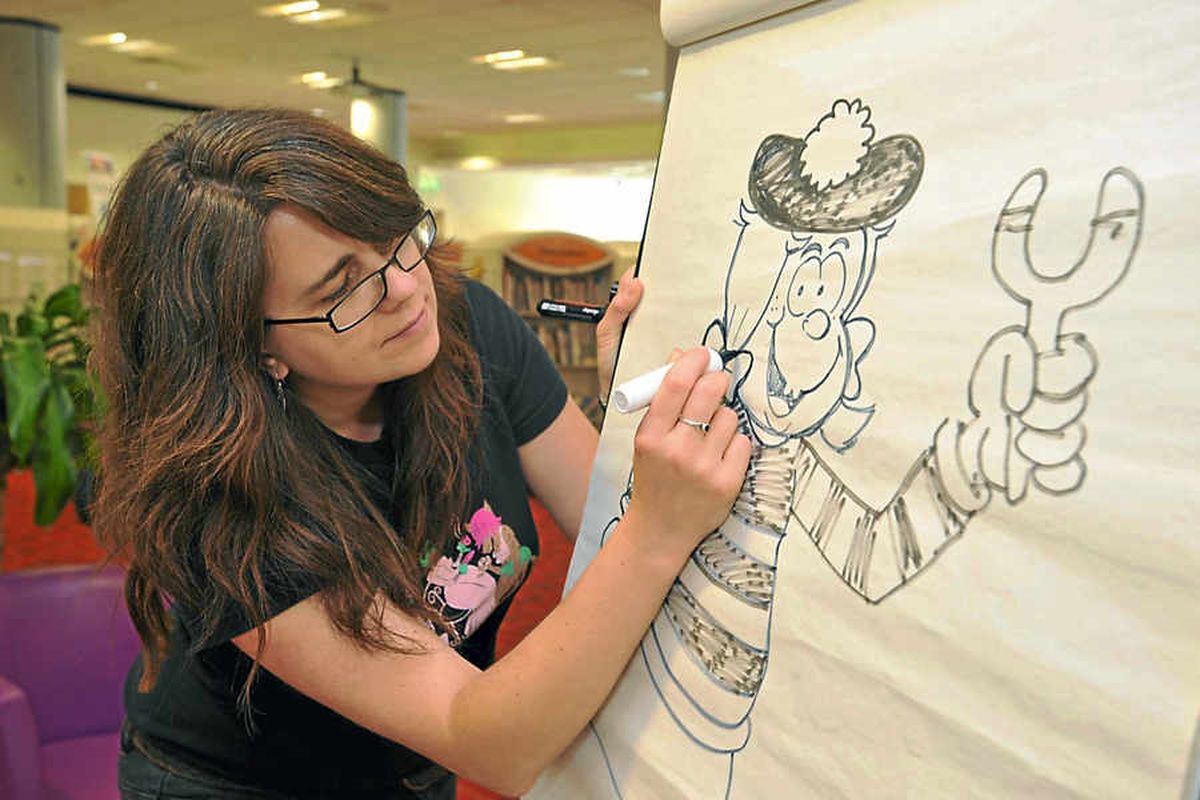 Beano artist brings comic capers to life at Black Country workshops
