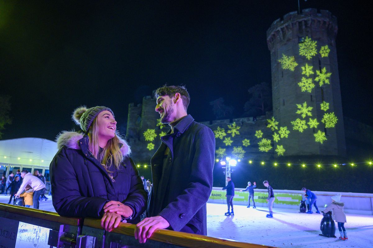 Ice rink at Warwick Castle. Pictures by: Ed Bagnall