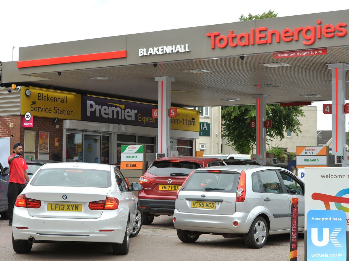 Independent retailers such as TotalEnergies Blakenhall Service Station in Wolverhampton remain the cheapest for petrol and diesel