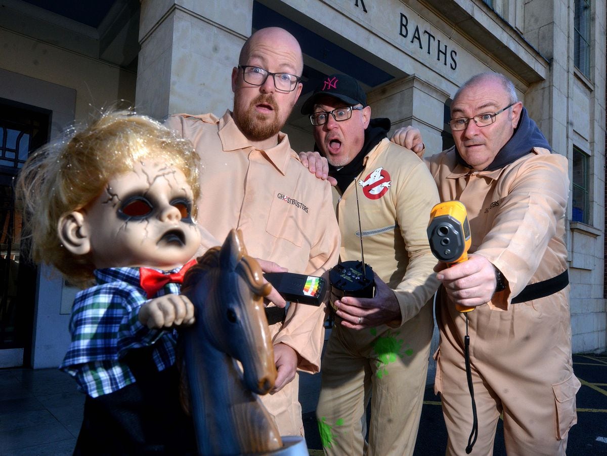 From Wednesbury Paranormal, from left: Dennis Glenn, Russ Bevin and Neil Mitchell