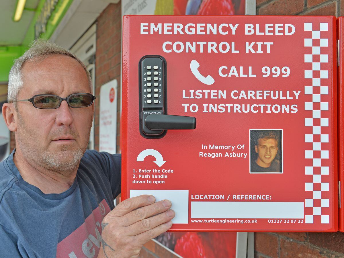Anthony Barrett has been raising money for bleed control kits 