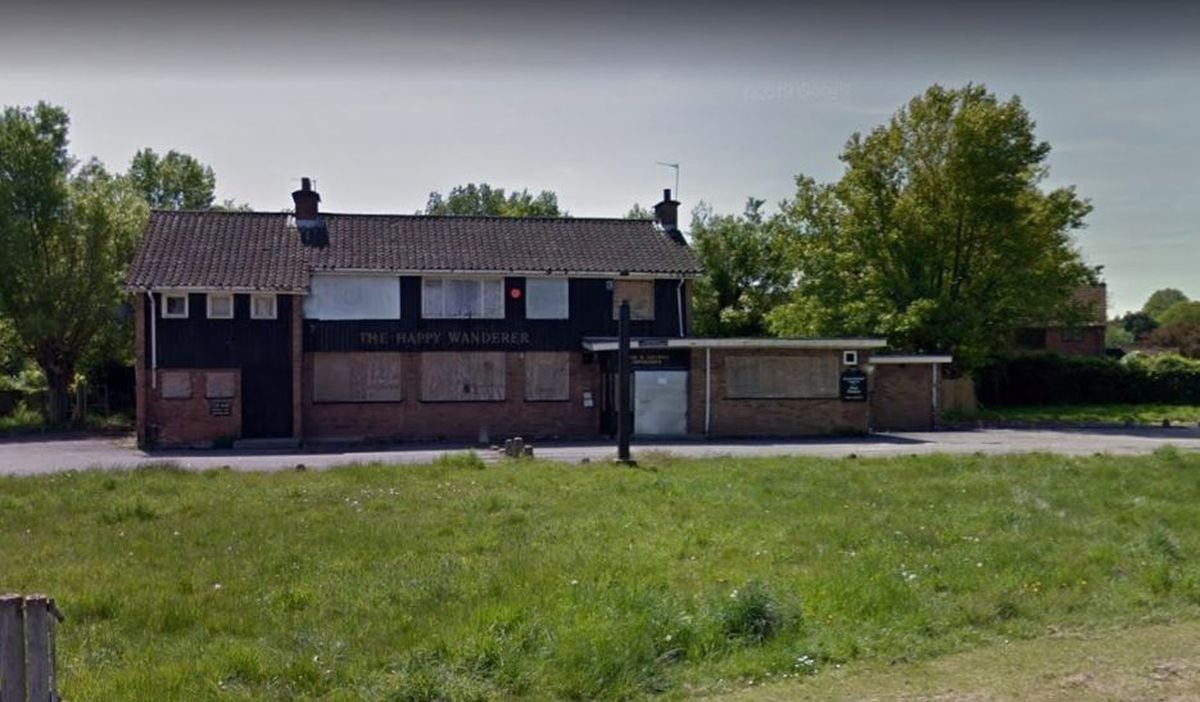 The derelict Happy Wanderer pub in Greens Lane, Bilston. Photo: Google Street View.