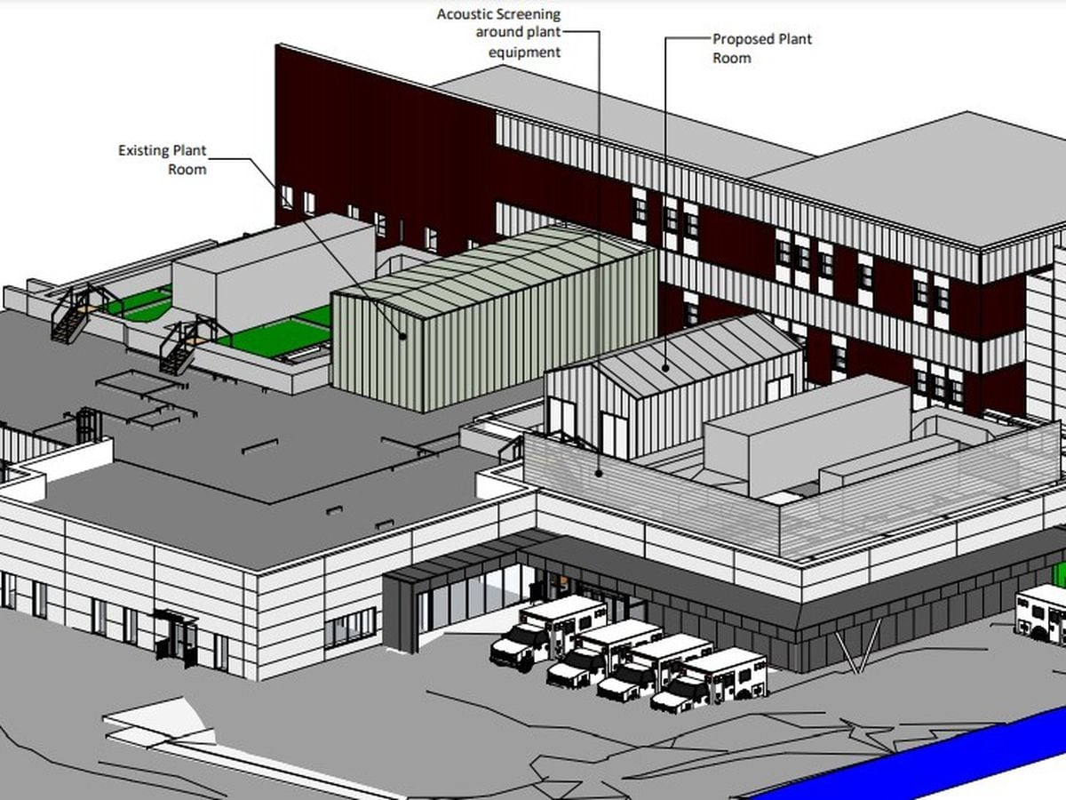 Artist impression of proposed changes to Russells Hall Hospital A&E. Photo: AFL Architects