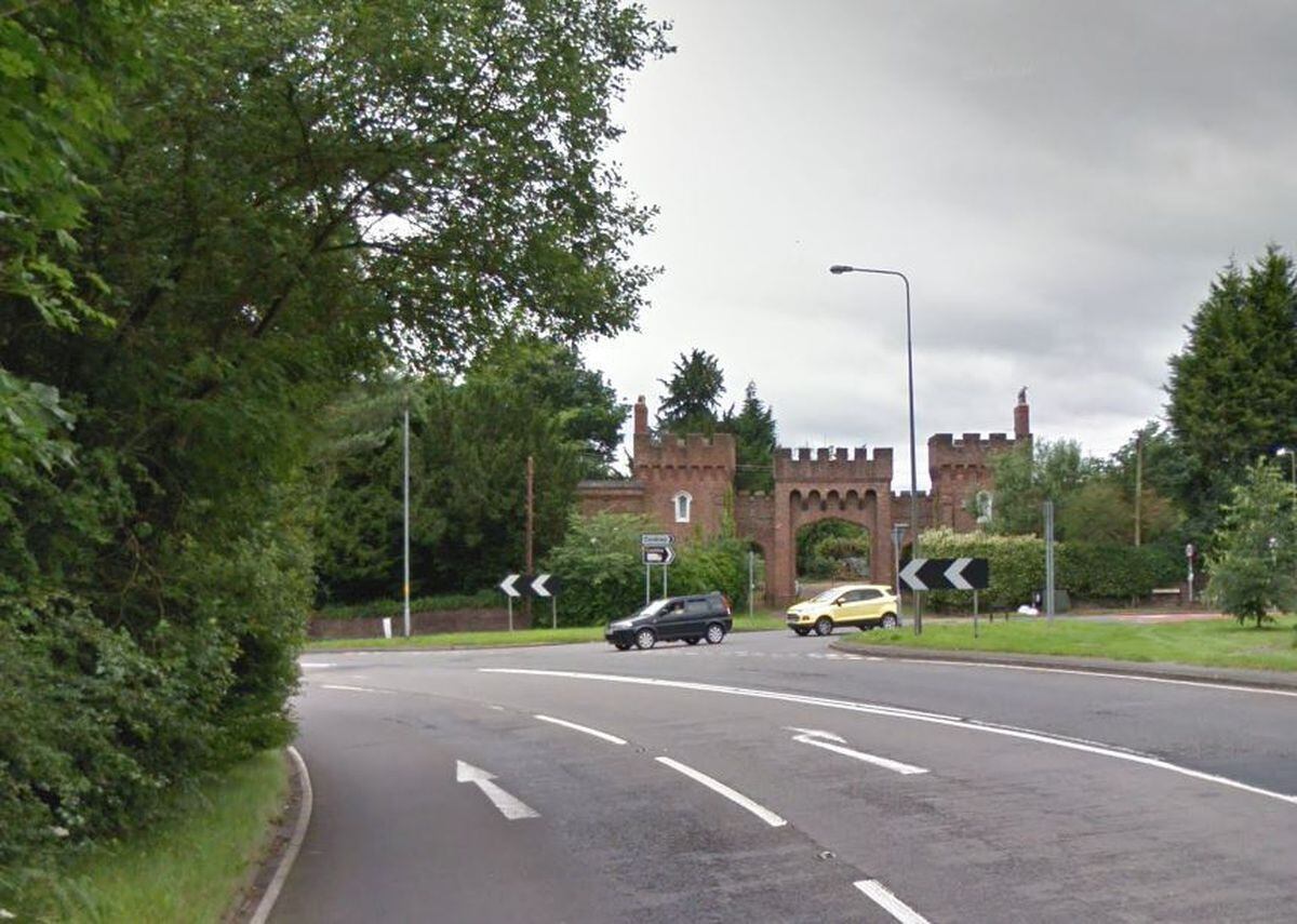 The A449 Wolverhampton Road looking towards the Castle Road junction near Cookley. Picture: Google