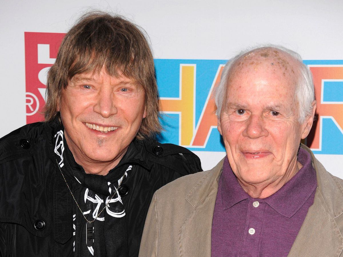 James Rado, left, and Galt MacDermot attend the opening night of the Broadway musical Hair in New York on March 31n 2009