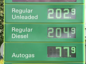 Petrol prices hit £2 per litre today. Photo: Danny Lawson/PA            