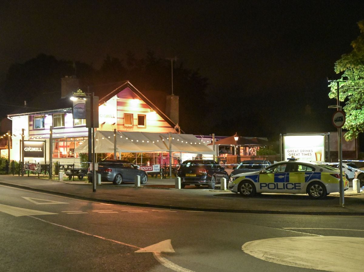The scene of the incident at the Gigmill, in South Road, Stourbridge. Photo: SnapperSK.