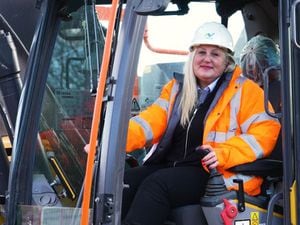 Site Manager, Kirsty Lynch, on-site at Jessup’s Lower Valley Road development in Dudley.