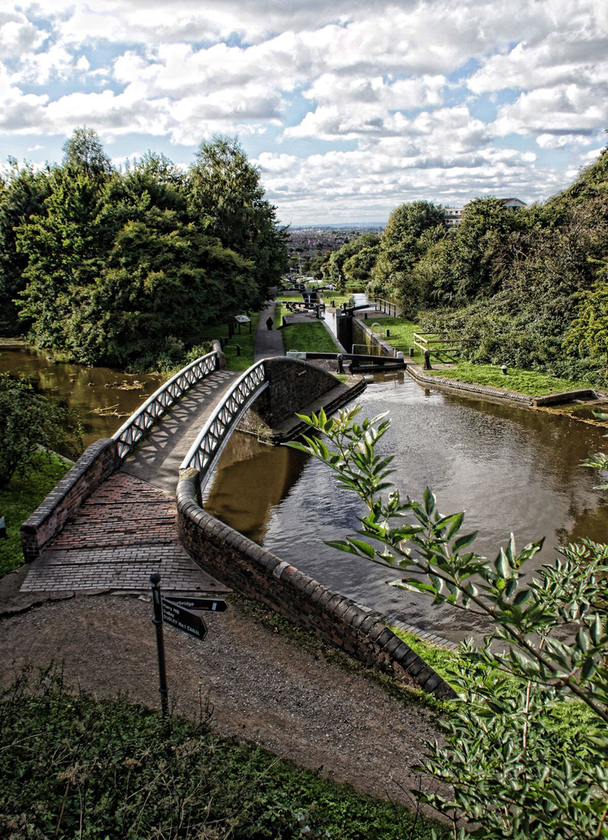 The famous Delph Locks taken by Graham Furnival