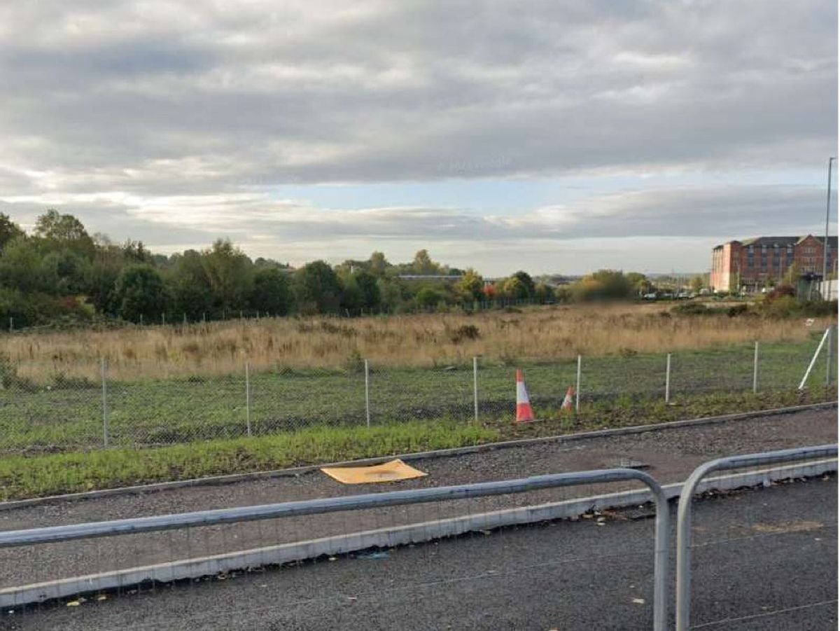 Land off Tempus Drive, Walsall, where a new business development could be built. Photo: Stoas Architects