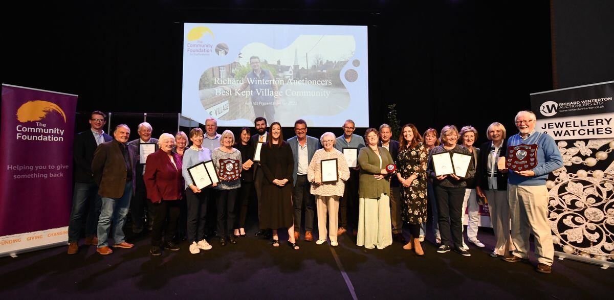 The Staffordshire Best Kept Village Competition winners 