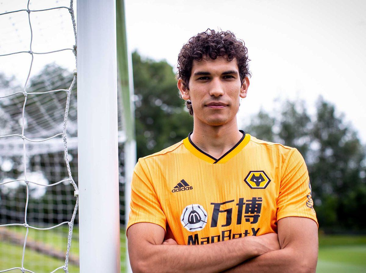 New Wolves loanee Jesus Vallejo. Photo: Wolves/AMA