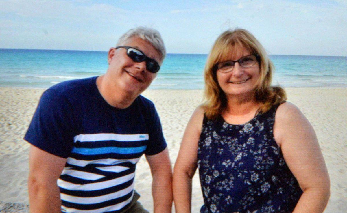 David and Carol pictured on holiday