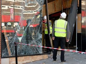 A police investigation is under way after a ram-raid incident at Walsall's Footasylum branch