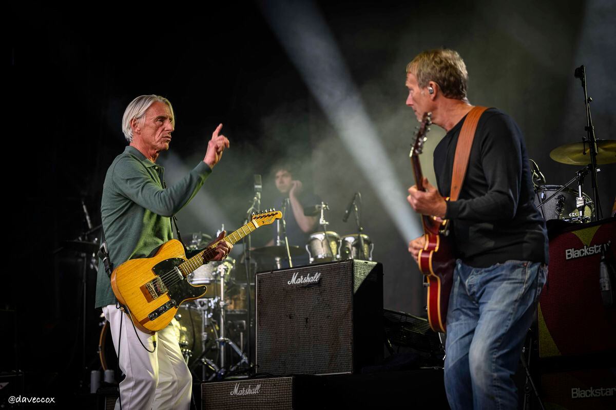 Paul Weller has been playing with Steve Craddock for 30 years. Photo: Dave Cox. 