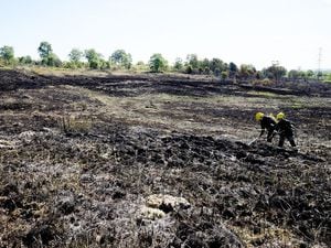 Staffordshire grass fires rise as yobs run riot