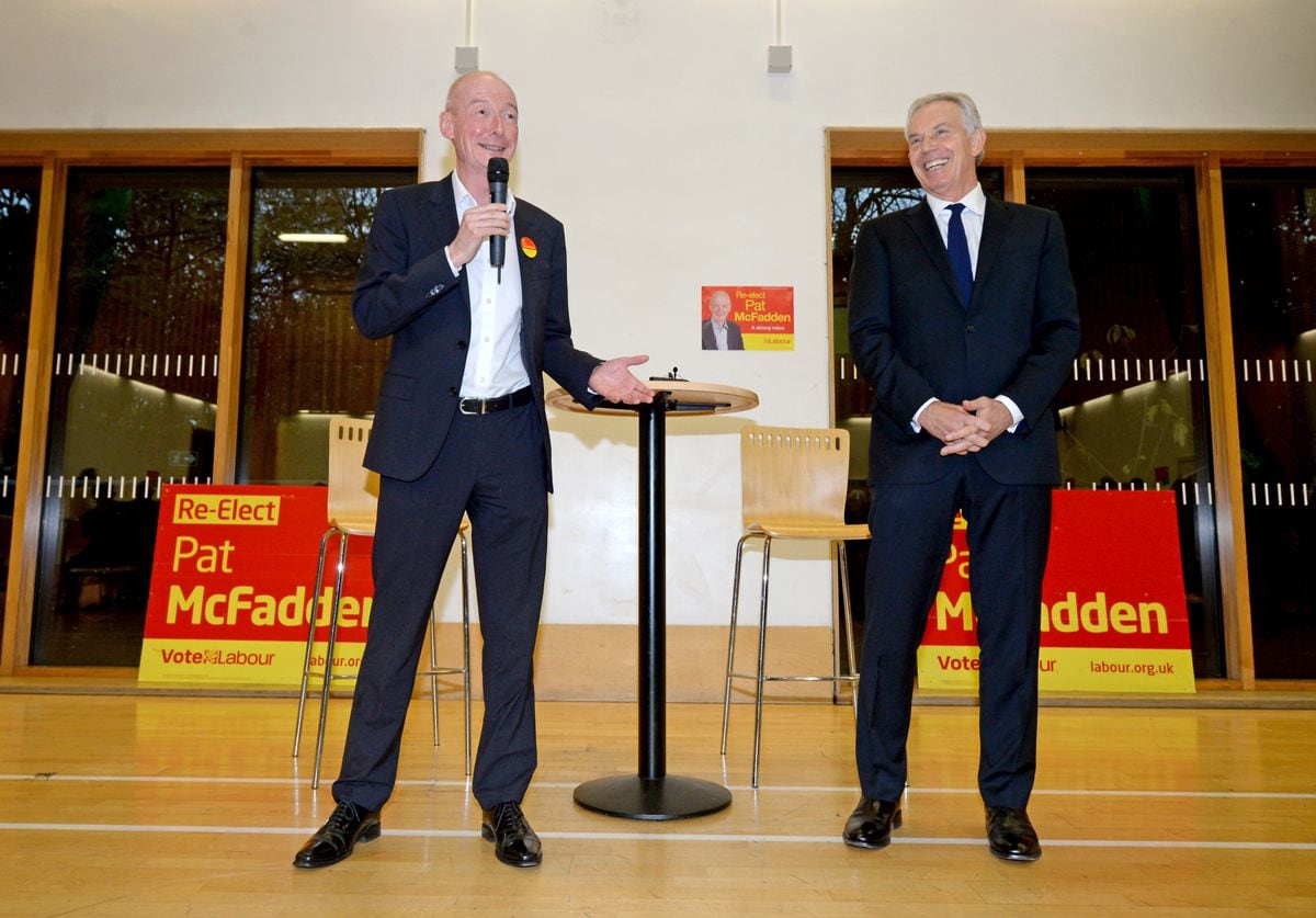 Labour candidate Pat McFadden was joined by Tony Blair during the election campaign