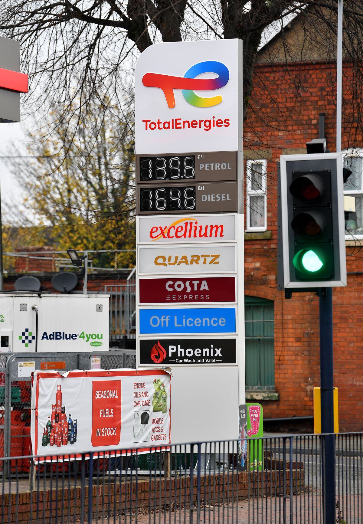 The forecourt's manager reckons the filling station is one of the UK's cheapest