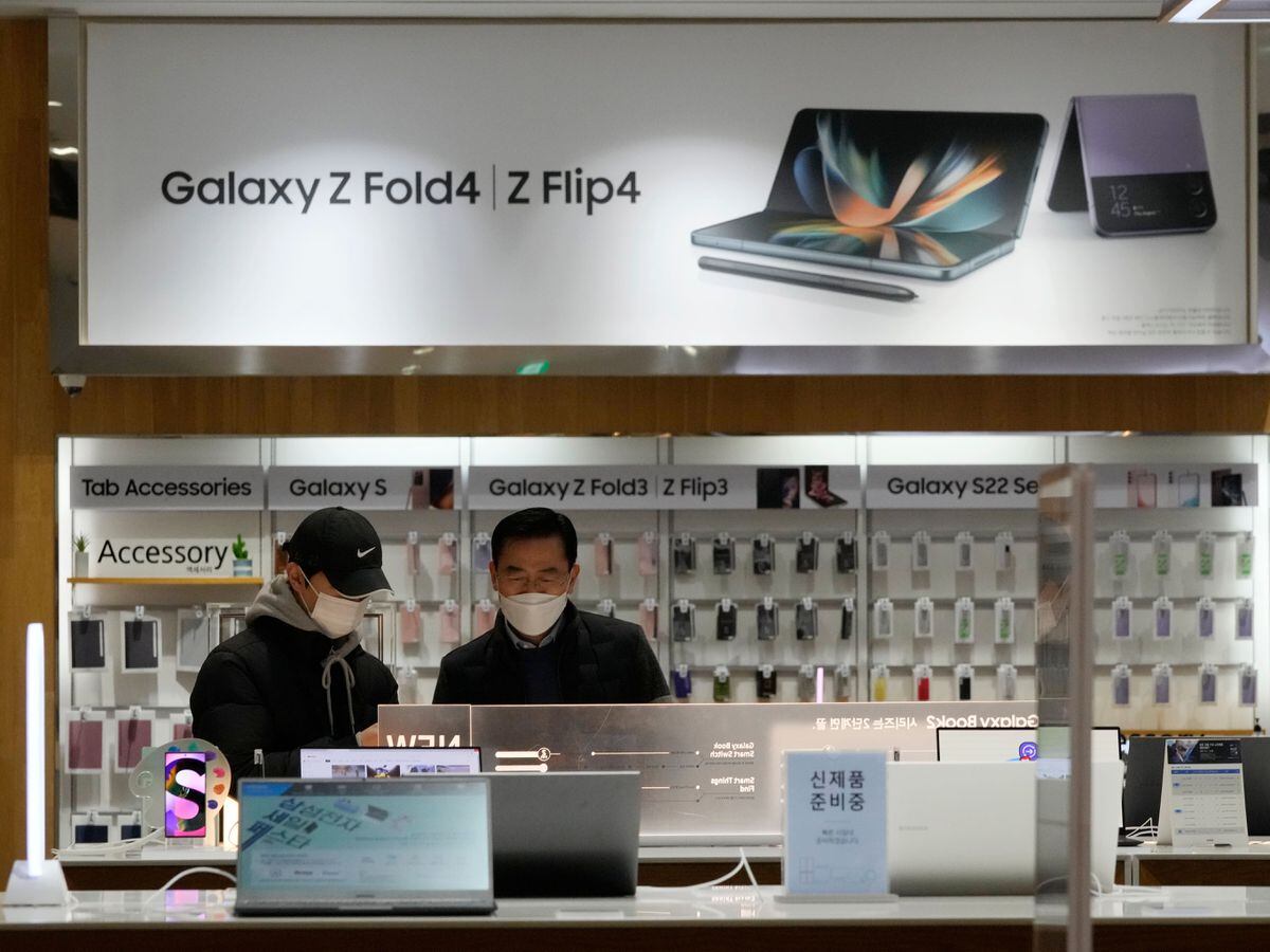 A Samsung shop in Seoul