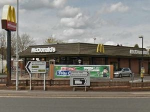 Willenhall McDonalds was the scene of an armed robbery