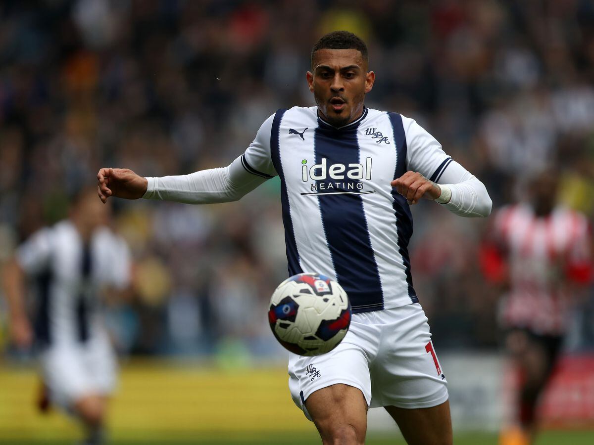 Karlan Grant of West Bromwich Albion (Photo by Adam Fradgley/West Bromwich Albion FC via Getty Images).