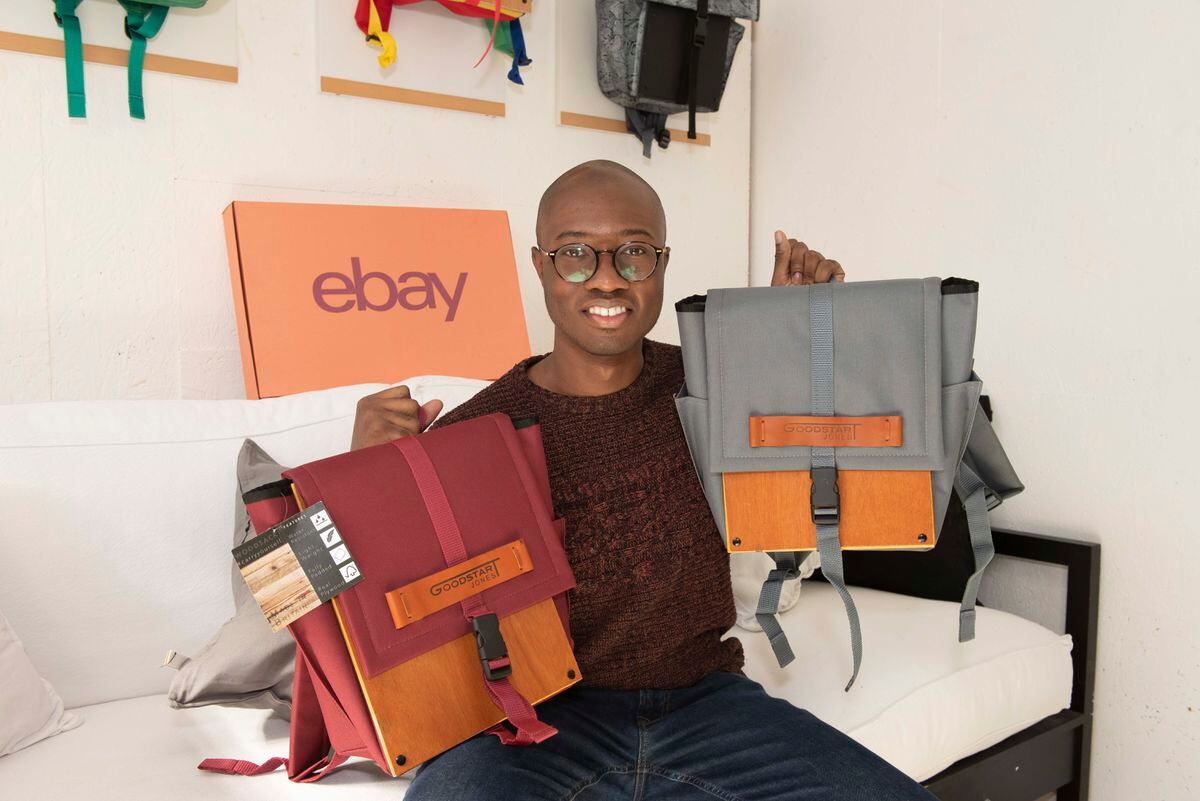 Handmade bag maker Goodstart Jones is the first company working with EBay as part of Wolverhampton's Retal Revival programme