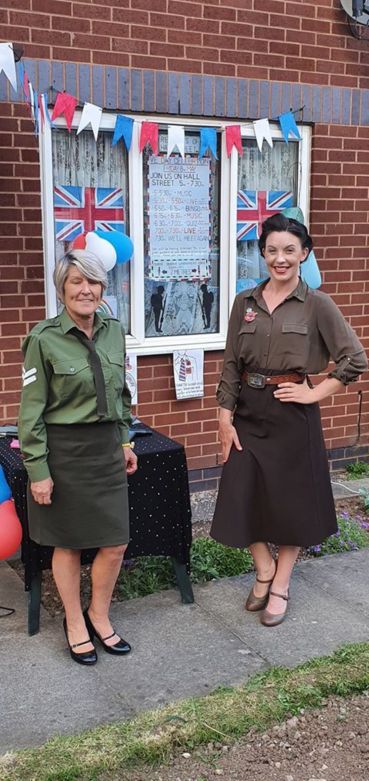 VE Day celebrations in Hall St, Cradley Heath