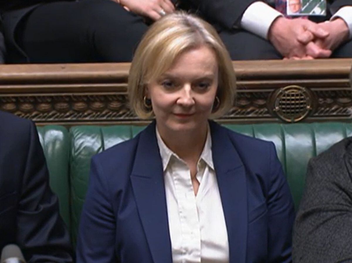 Prime Minister Liz Truss in the House of Commons [credit: House of Commons/PA Wire]