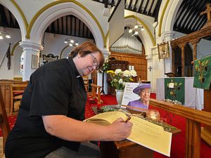 Reverend Margaret Mattocks at St Nicholas Church in Codsall
