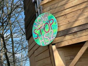 HS2 Bluebell Woods Protection Camp. Photo: Kerry Ashdown