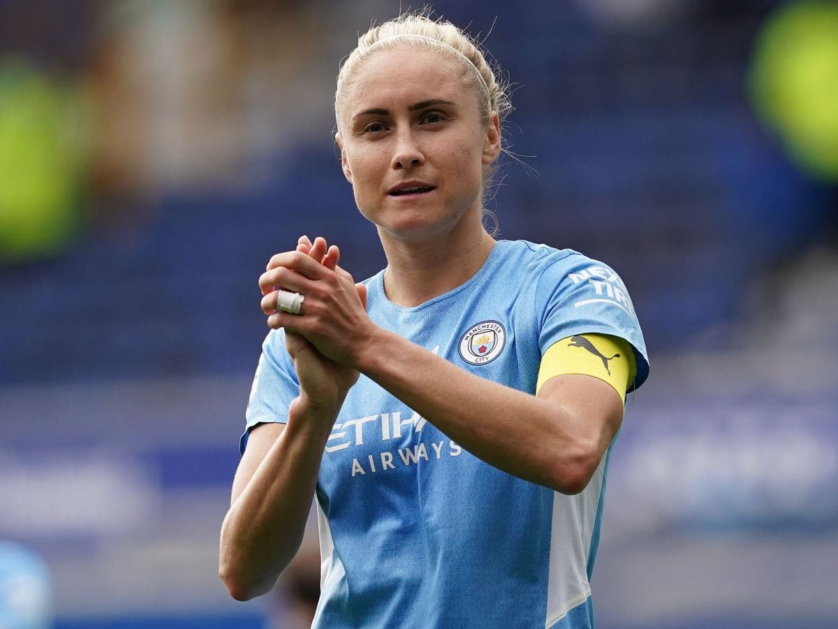 Steph Houghton is back in action with Manchester City after injury