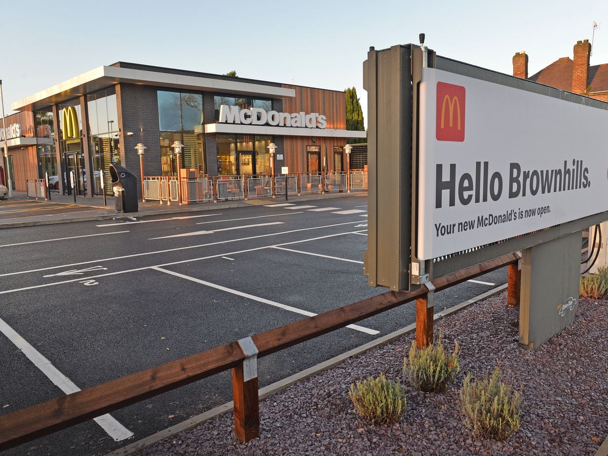 The new Brownhills McDonald's