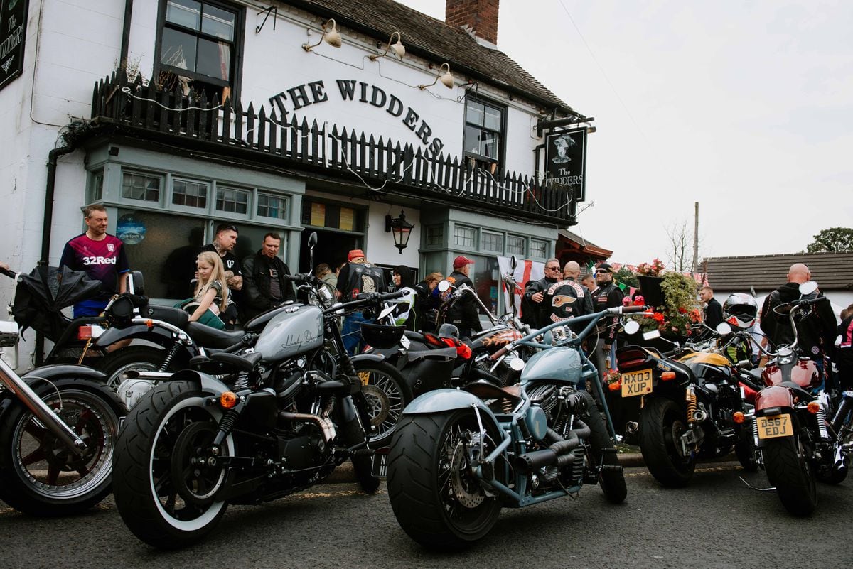 Hundreds of bikers took part in the second annual fundraising ride-out