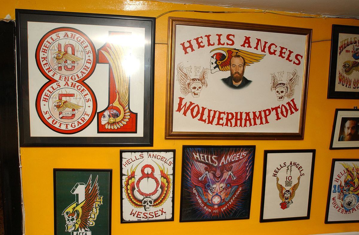 Inside the clubhouse is framed art work from clubs around the world