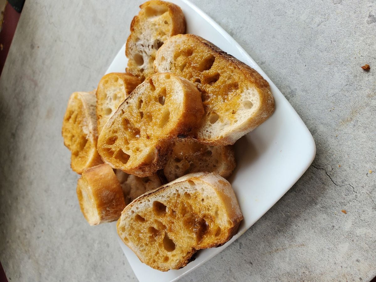 Vegemite garlic bread