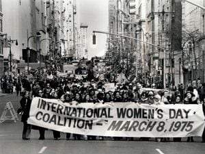 On the march in 1975