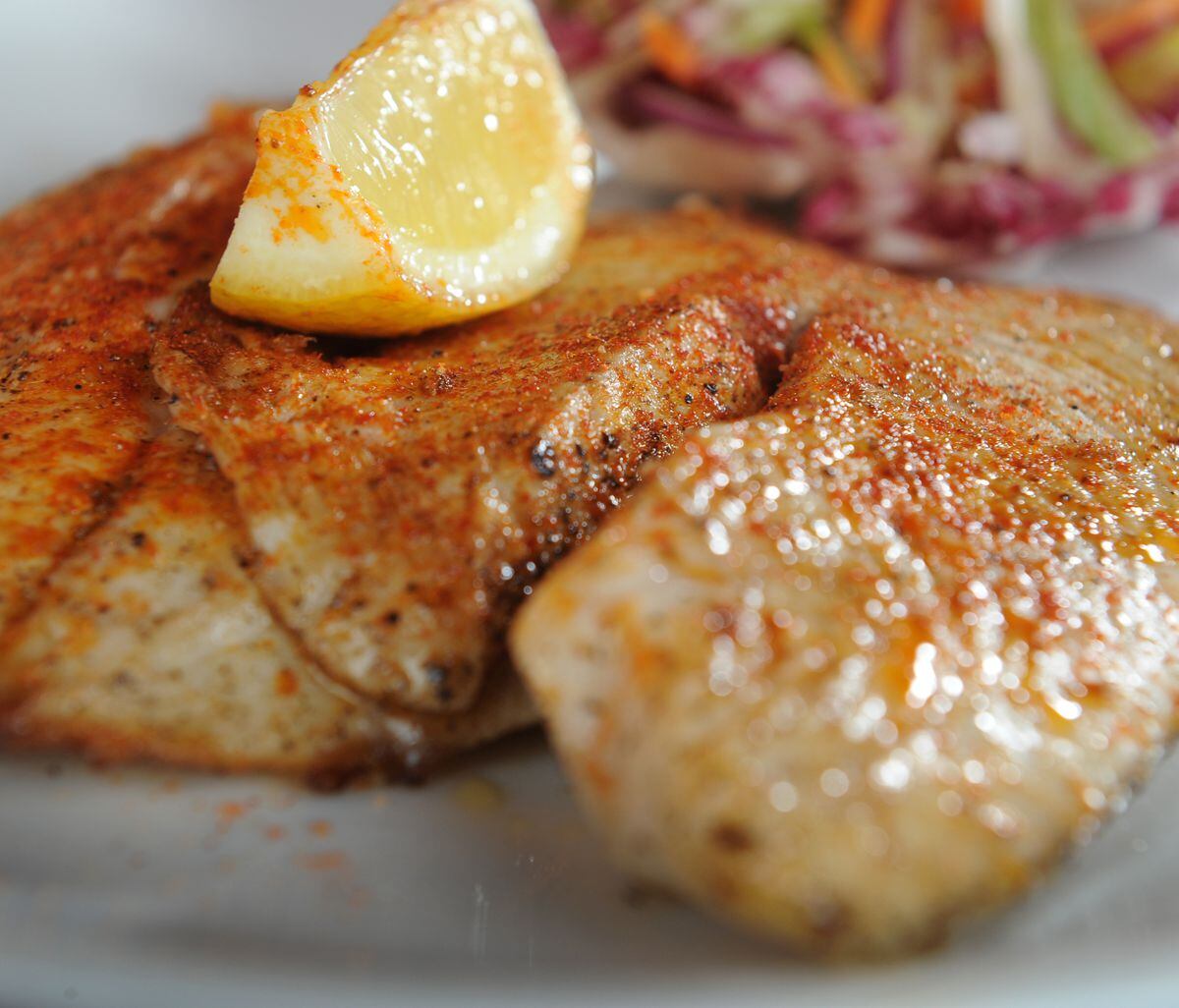 Tasty grilled fish cooked to perfection