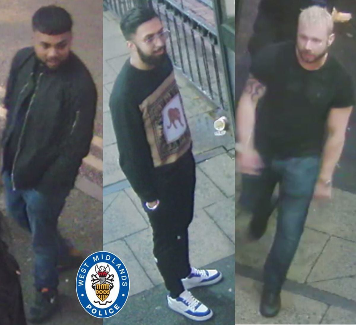 Police want to speak to these men after an assault in Wolverhampton