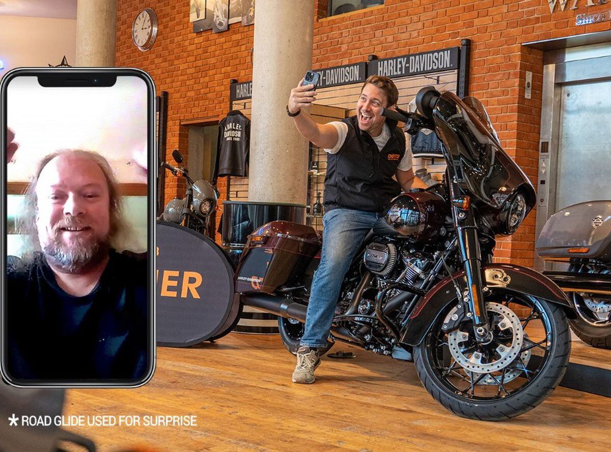 Gary Lamb bagged himself a brand-new Harley-Davidson Road King