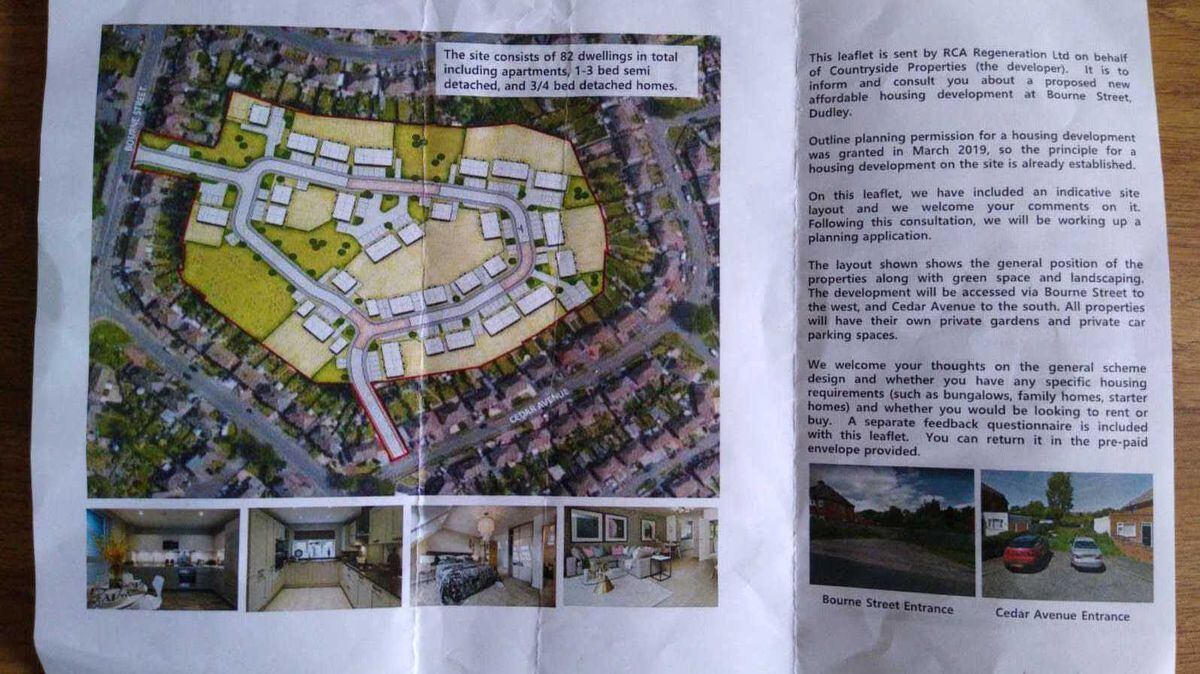 Developers have written to residents outlining their plans