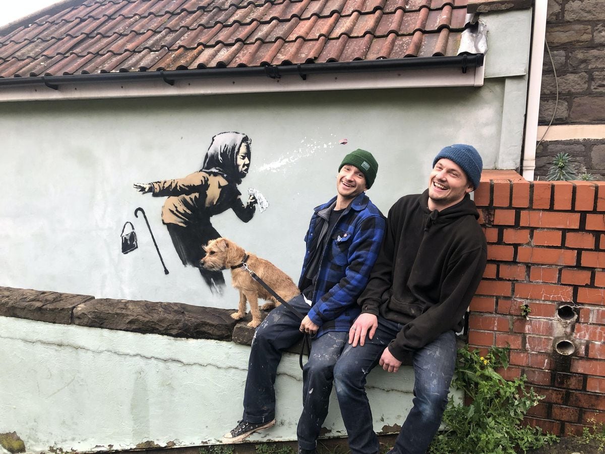 Banksy confirms mural of sneezing pensioner is his work ...