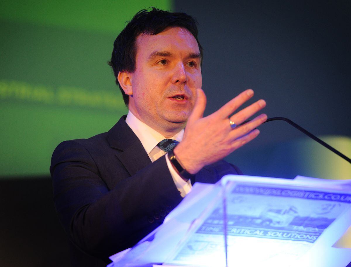 Speaking during launch of the Black Country Business Festival was the Minister for Small Business Andrew Griffiths