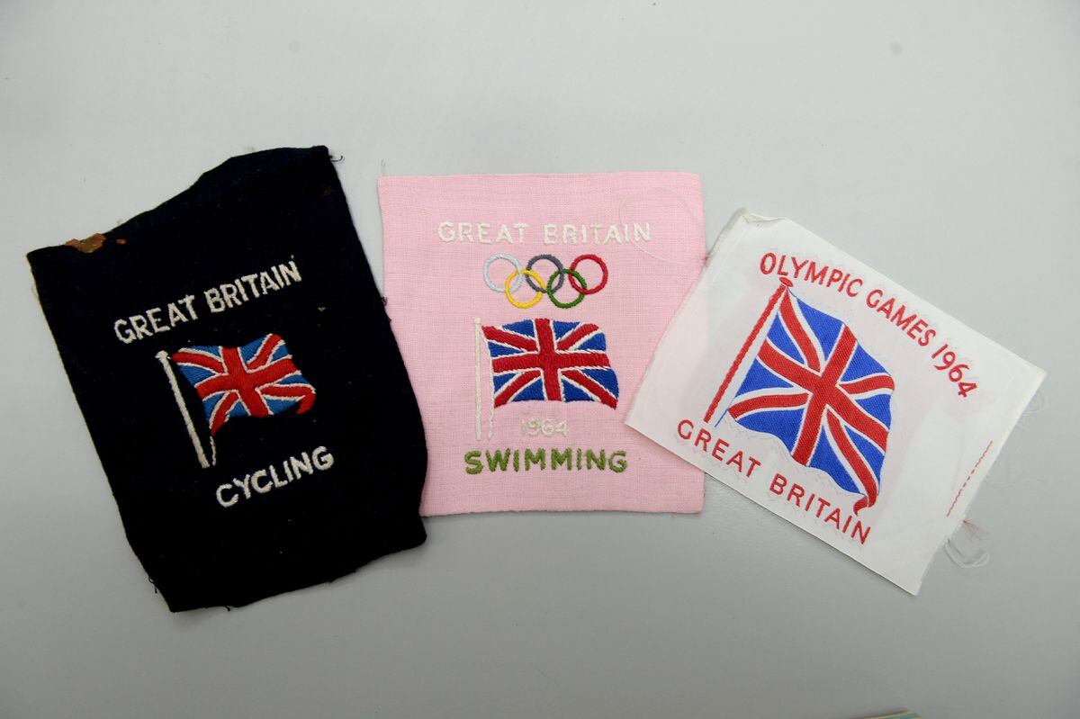 Hugh's cycling badges