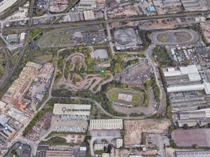 Aerial view of the Birmingham Wheels site