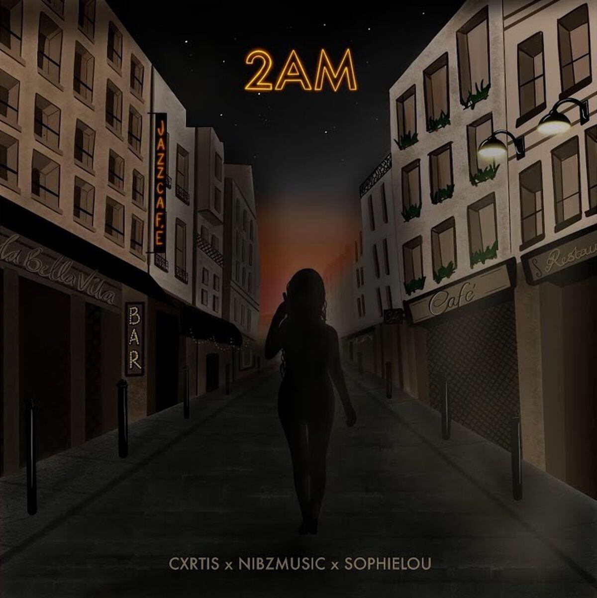 The artwork for 2AM, featuring Wolverhampton's Sophielou