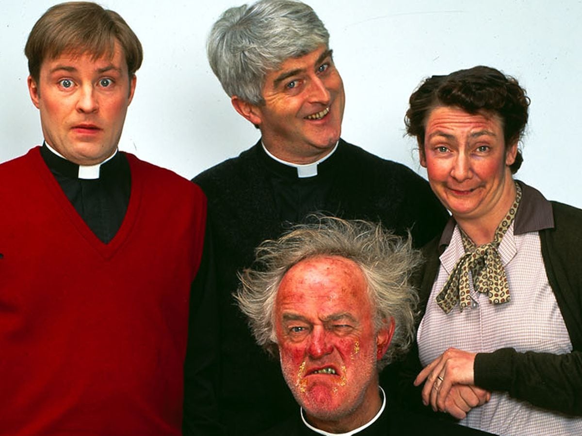 The magnificent cast of Father Ted