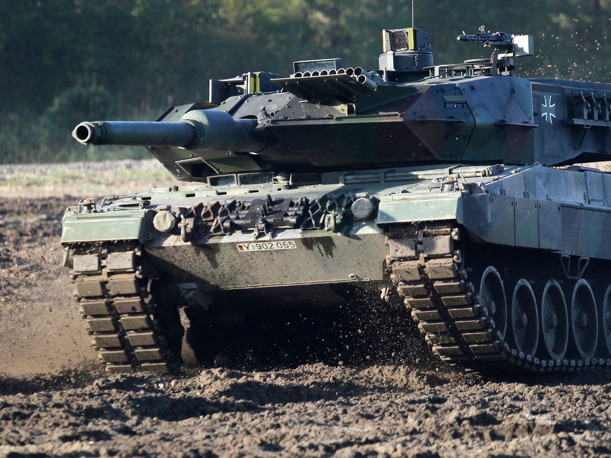 A Leopard 2 tank is pictured during a demonstration event held for the media by the German Bundeswehr in Munster near Hannover, Germany, in 2011