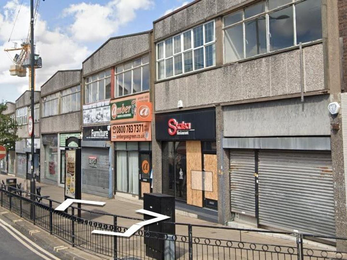 The parade of former shops in Cleveland Street, Wolverhampton, that have been earmarked for demolition. Photo: Google