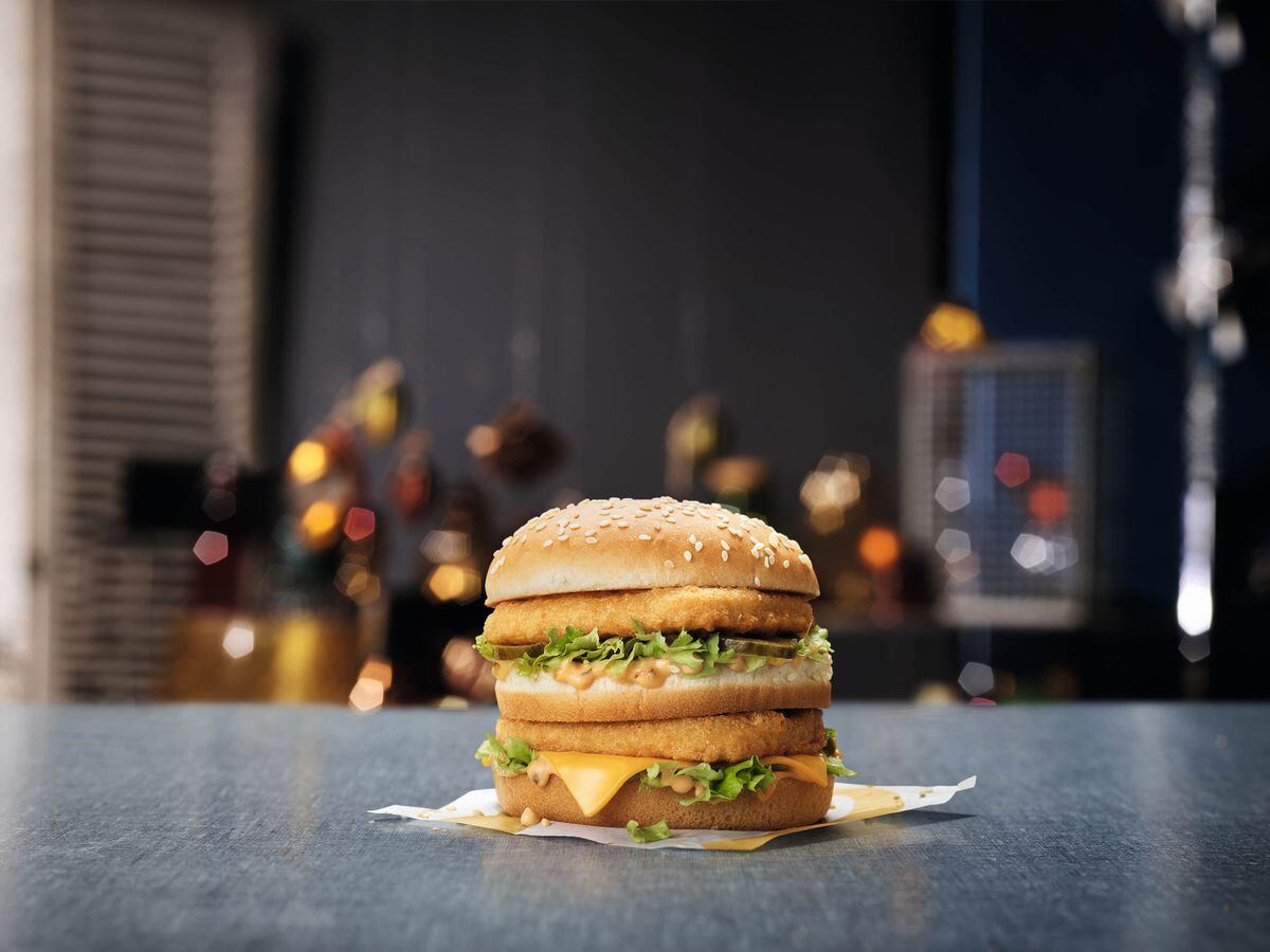 The new Chicken Big Mac (McDonald's/PA)