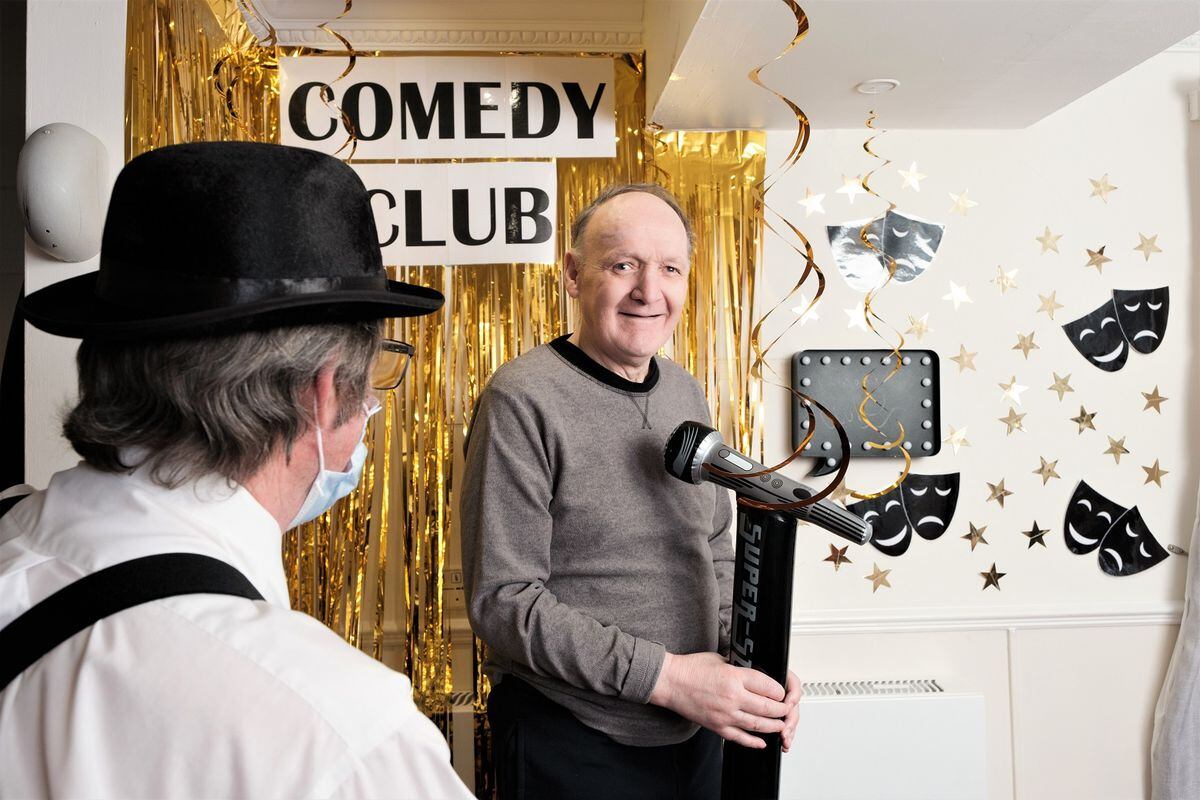 Resident Phillip Pickles loved being part of the comedy club